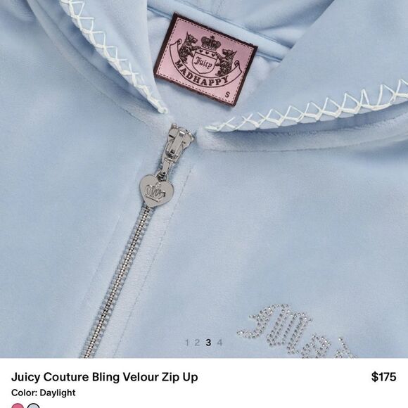 mad happy juicy couture bling sweatshirt - Picture 3 of 4